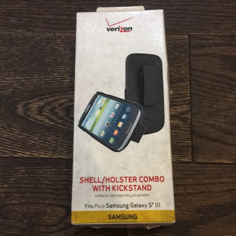 Shell/holster combo with kickstand